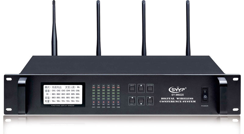 SY-M6020无线手拉手数字会议系统（讨论+视像跟踪）